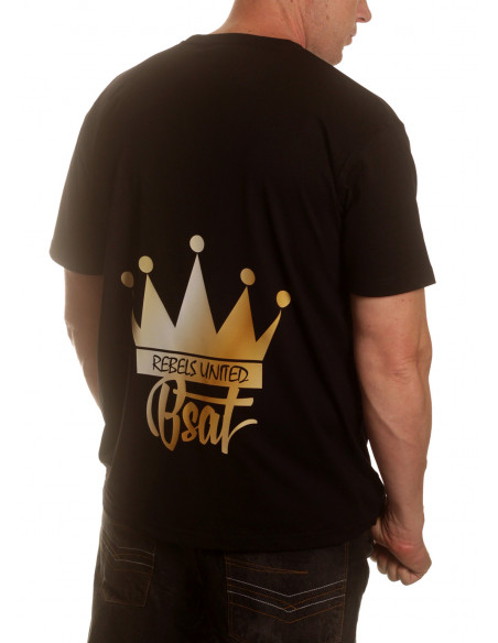 Golden Crown Cotton T-Shirt by BSAT