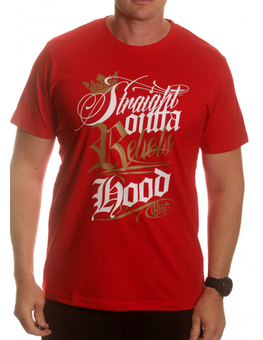 Rebels Hood T-Shirt Red