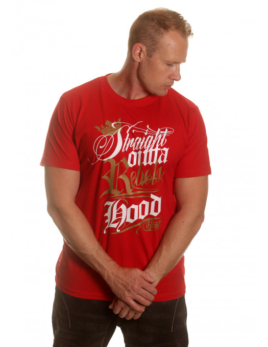 Rebels Hood T-Shirt Red