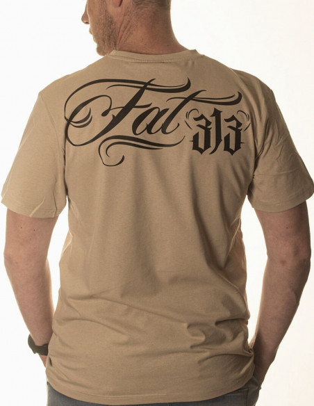 FAT313 Signature T-Shirt Sand Premium Cotton