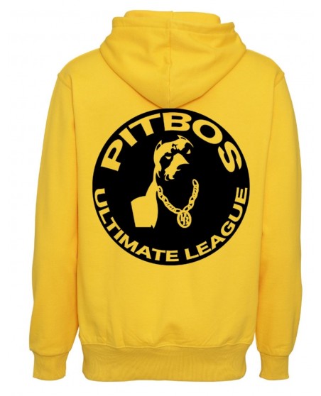 Pitbos Fearless Hoodie YellowNBlack