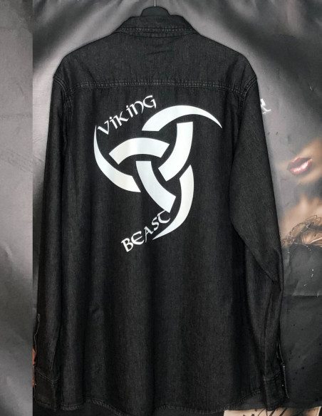 The Denim Shirt Viking Beast by Nordic Worlds