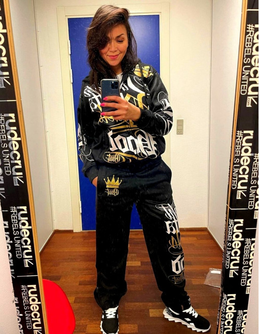 Rebels Hood ZipHoodie Black by BSAT