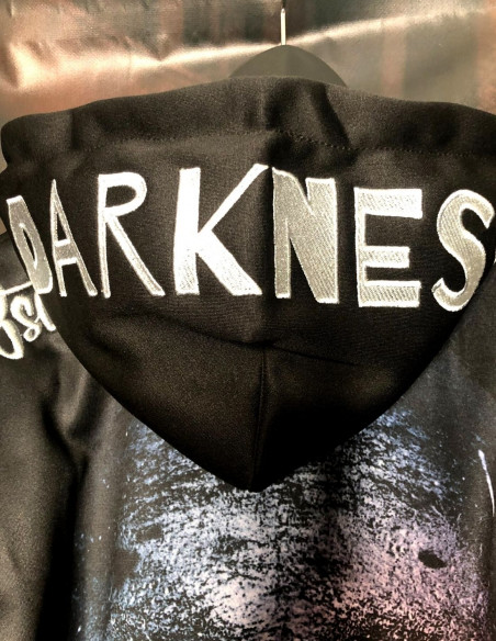 BSAT Darkness Skull El Barrio ZipHoodie