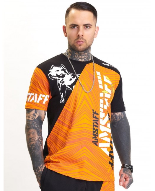 Orange dynamite T-Shirt by Amstaff Wear