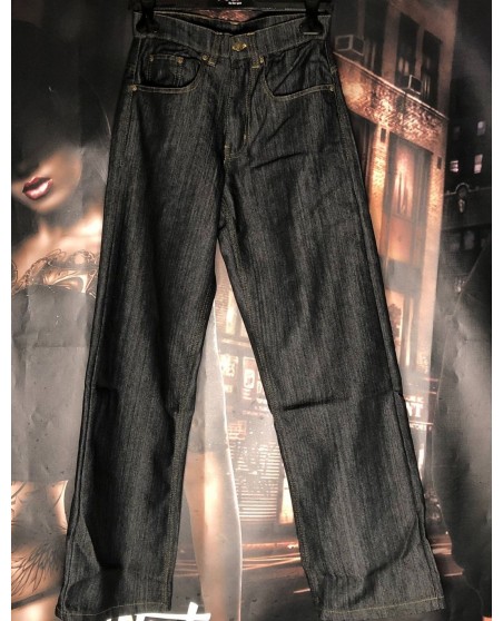 BSAT Baggy Jeans Black Indigo