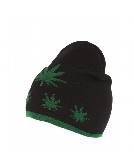 Beanie Classic Black Weed