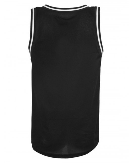 2-Colored Mesh TankTop BlackNWhite