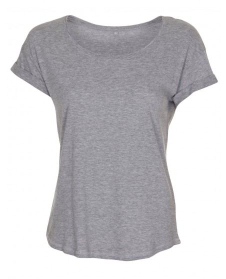 Loose Organic T-Shirt Heather Grey