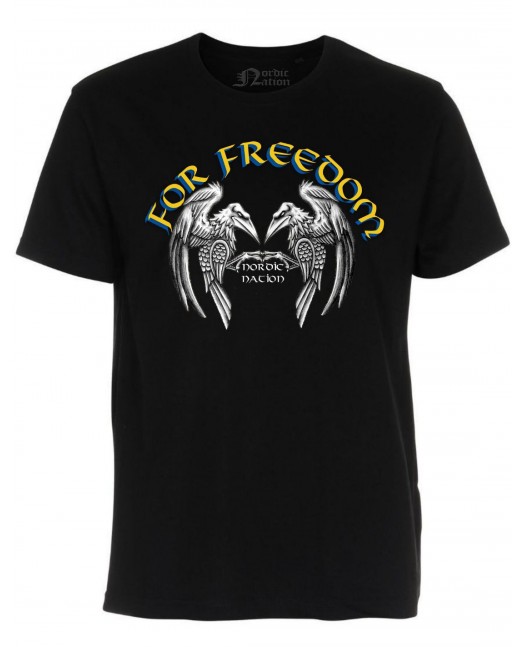 For Freedom T-Shirt Black by Nordic...