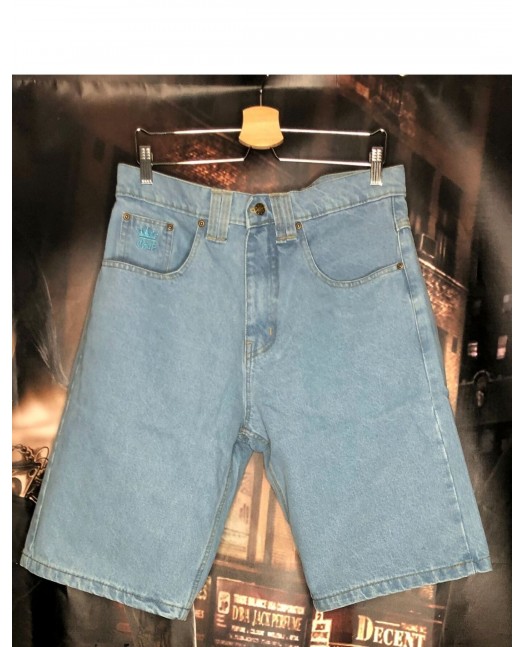 BSAT Baggy Denim Shorts Sky Blue