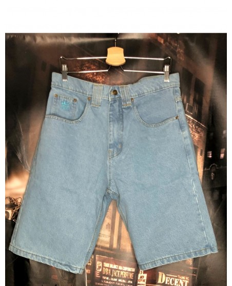 BSAT Baggy Denim Shorts Sky Blue