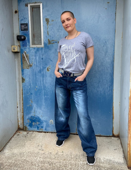 Loose Only God Can Judge T-Shirt Grey by BSAT