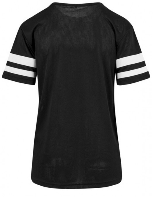 Mesh Stripe T-Shirt BlackNWhite
