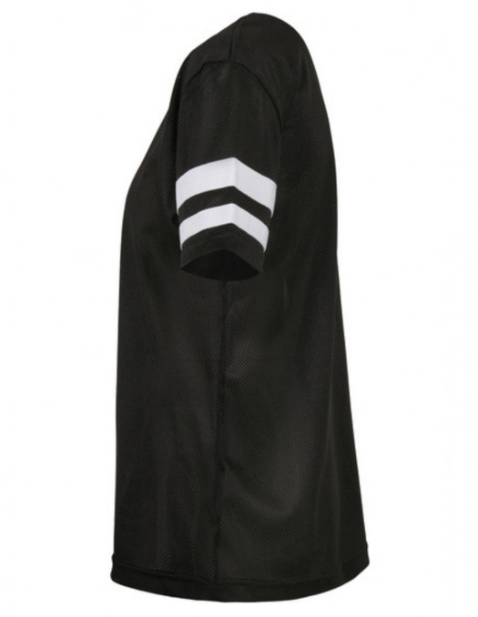 Mesh Stripe T-Shirt BlackNWhite