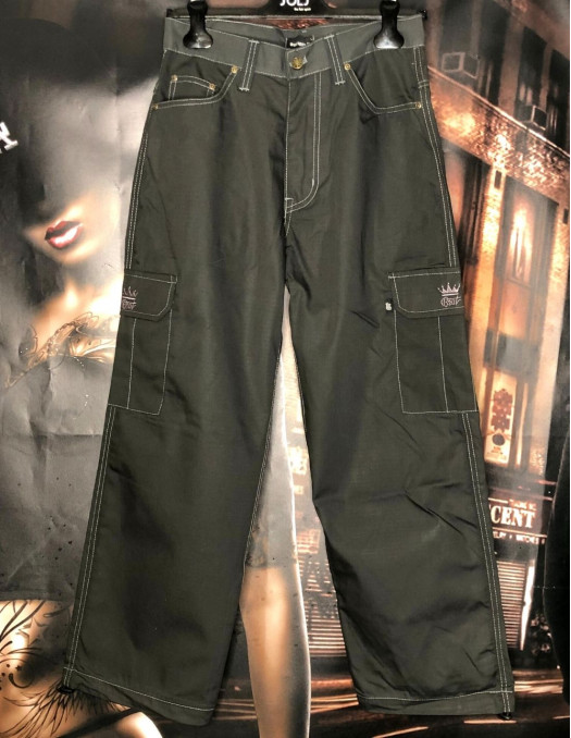 Street Famous Cargo Pants Grey Baggy