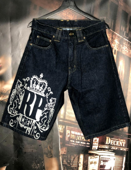 RP Crew Baggy Denim Short BlueNSilver by BSAT