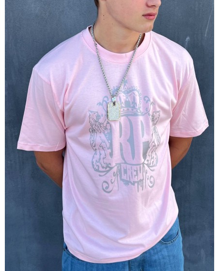 RP CREW Baggy Organic Cotton T-Shirt RoseNSilver by BSAT