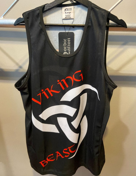Viking Beast Triple Horn Mesh TankTop by Nordic Worlds