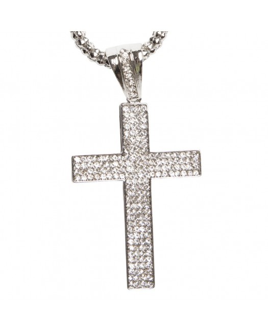 Silver Cross Necklace