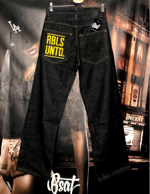 RBLS UNTD Jeans BlackNGold
