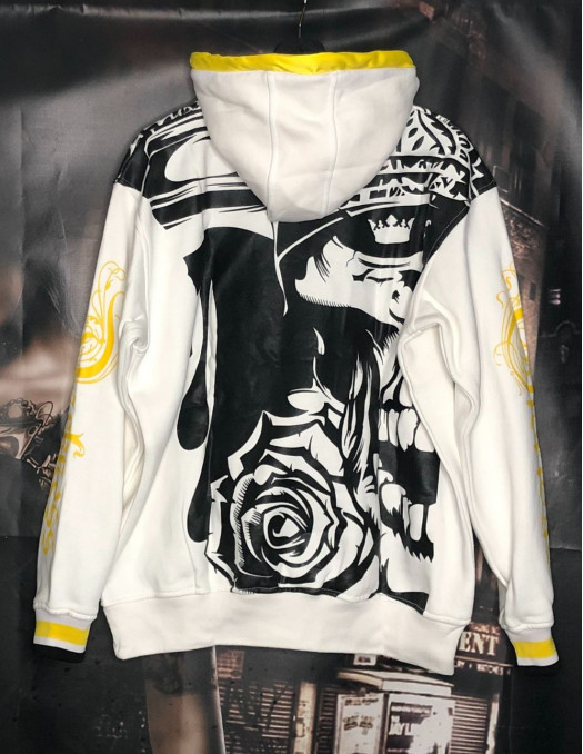 Darkness Glory Graffiti Hoodie White...