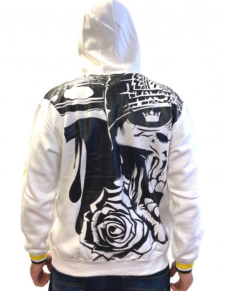 BSAT Darkness Glory Graffitti Hoodie White