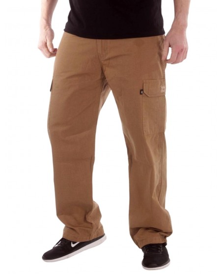 BSAT Combat Cargo Pants Dark Khaki Baggy Fit