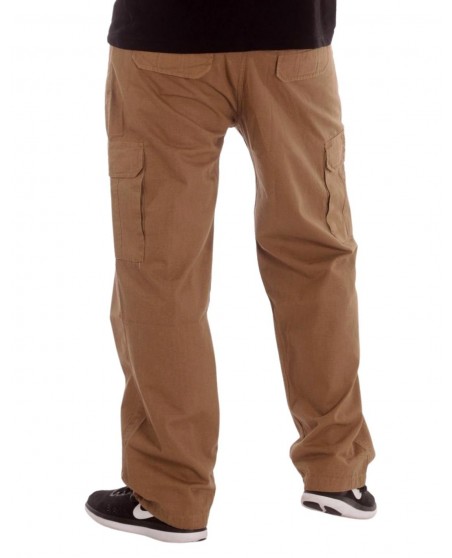 BSAT Combat Cargo Pants Dark Khaki Baggy Fit