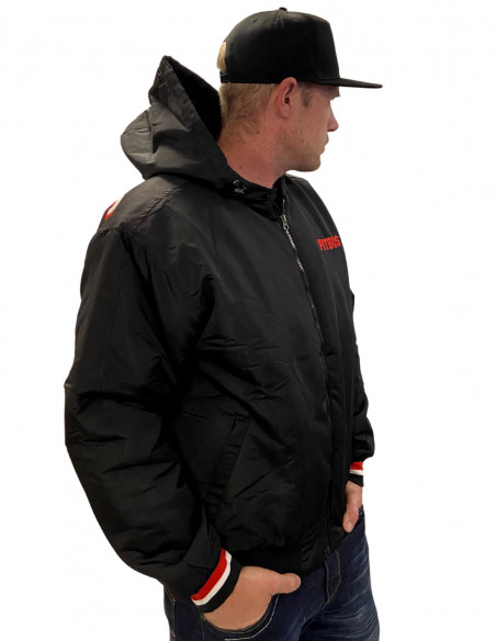 Fearless Dog Winter Jacket Black by Pitbos