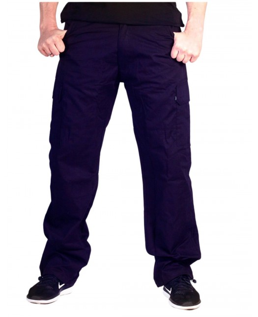 BSAT Regular Fit Combat Cargo Pants Navy