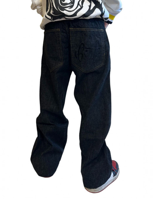 Compton Jeans BlackNGold Baggy by BSAT