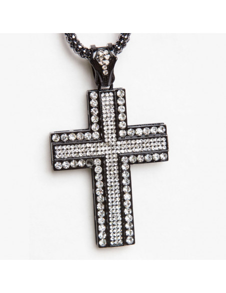 Black Cross Necklace