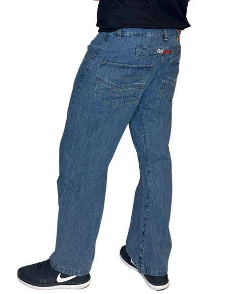 FAT313 Renew Jeans Light Vintage Blue Baggy