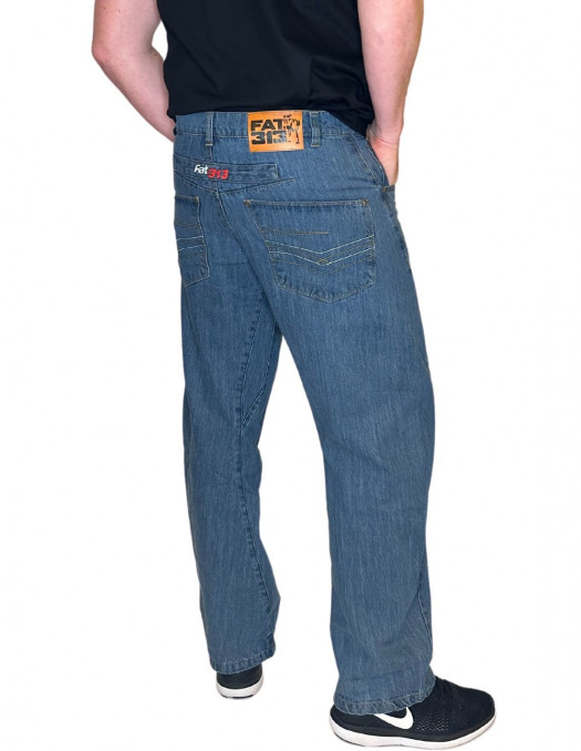 FAT313 Renew Jeans Light Vintage Blue...