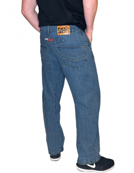 FAT313 Renew Jeans Light Vintage Blue Baggy