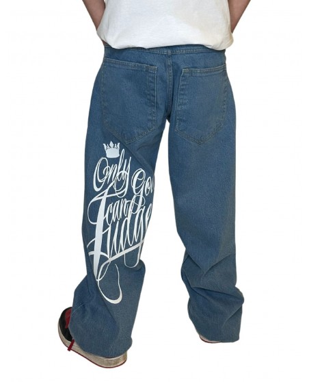 Baggy All Eyes On Me Jeans SkyBlue by BSAT