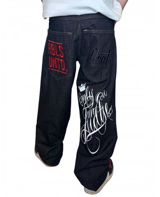 RBLS Only God Can Judge Baggy Jeans...