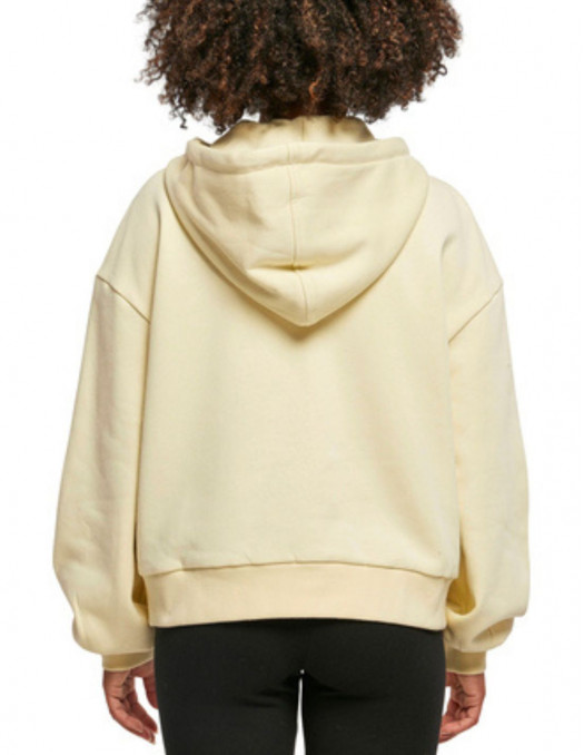 Oversized Organic Hoodie Soft Yellow