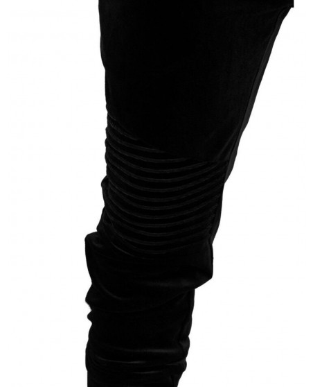 Gangsta Velour Velvet Tracksuit Black by Dirty Money