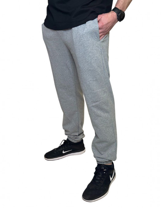All Heather Grey Basic Sweatpants