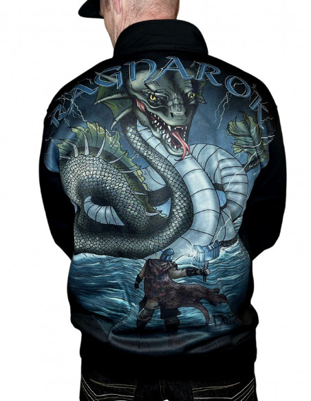 Ragnarok Midgard Zip CrewNeck by Nordic Worlds