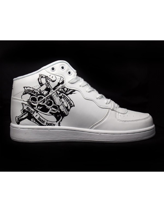 Criminal Minded White Shoes