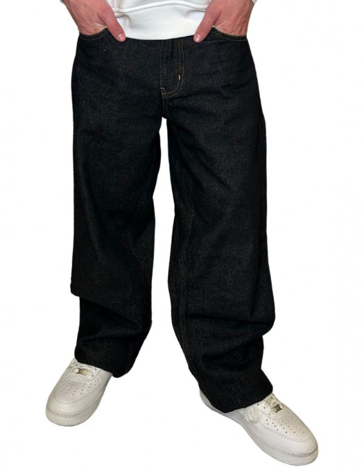 Plain Rbls Untd Jeans BlackNRed