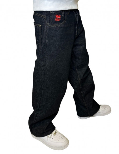 Plain Rbls Untd Jeans BlackNRed