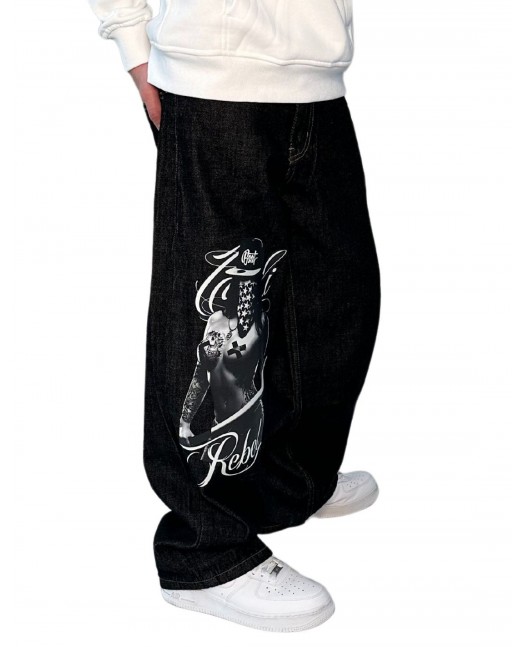 Black Rebel Chica Baggy Jeans by BSAT