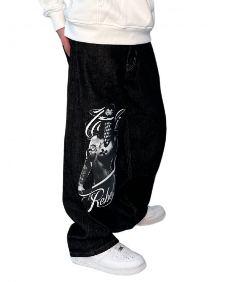 Black Rebel Chica Baggy Jeans by BSAT