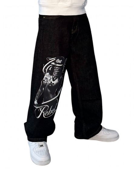 Black Rebel Chica Baggy Jeans by BSAT