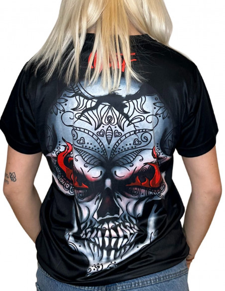 ArtScript Skull on Fire T-Shirt by BSAT