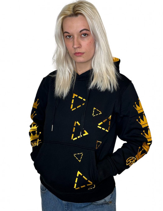 Goldenliscious Crown Diamonds Hoodie...